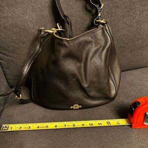Genuine COACH purse. Black leather.
